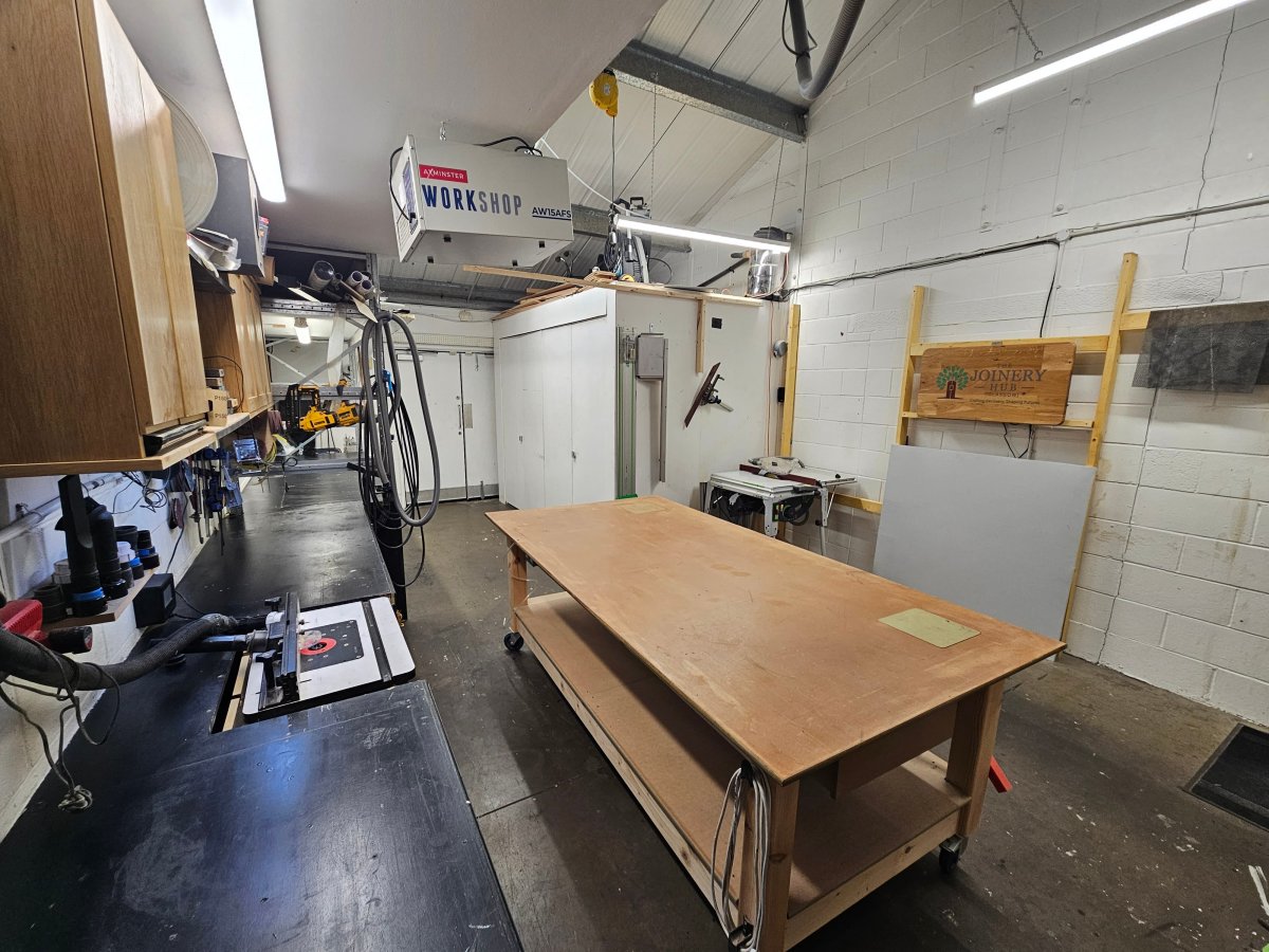 Inside The Joinery Hub Glasgow Workshop